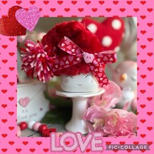 💕Valentine’s Day Marshmallow Mug Hat, Valentine’s Day Decor, Rae Dunn
